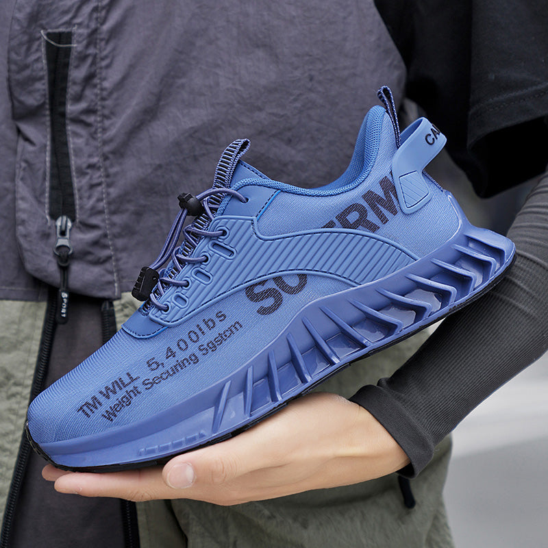 ♛𝔽𝕦𝕤𝕚𝕠𝕟 𝔽𝕠𝕔𝕦𝕤☢︎ᴄᴀꜱᴜᴀʟ ꜱɴᴇᴀᴋᴇʀ ♜✽𝟤𝟢𝟤𝟧✽春夏新輕量化純色戰士全包覆特殊支撐運動鞋   男女款  大🦶款(39-45)  S913