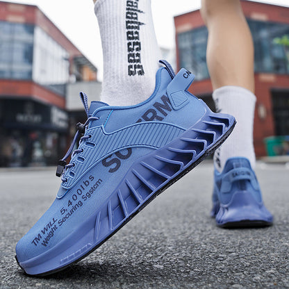 ♛𝔽𝕦𝕤𝕚𝕠𝕟 𝔽𝕠𝕔𝕦𝕤☢︎ᴄᴀꜱᴜᴀʟ ꜱɴᴇᴀᴋᴇʀ ♜✽𝟤𝟢𝟤𝟧✽春夏新輕量化純色戰士全包覆特殊支撐運動鞋   男女款  大🦶款(39-45)  S913