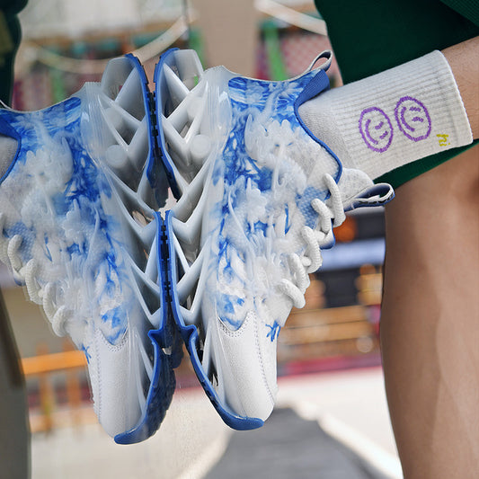 ♛𝔽𝕦𝕤𝕚𝕠𝕟 𝔽𝕠𝕔𝕦𝕤☢︎ᴄᴀꜱᴜᴀʟ ꜱɴᴇᴀᴋᴇʀ ♜ ✽𝟤𝟢𝟤𝟧✽春夏新款襪套透氣增高超彈力古風龍紋運動鞋   男女款  情侶款  CX23