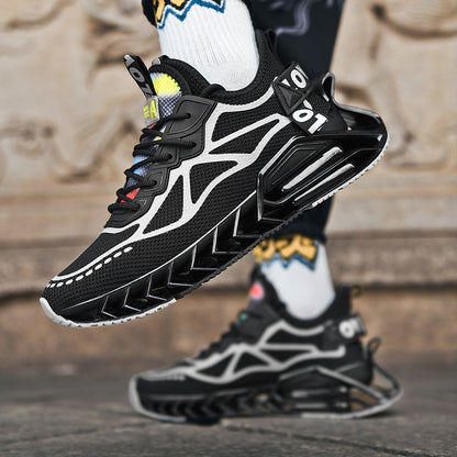 ♛𝔽𝕦𝕤𝕚𝕠𝕟 𝔽𝕠𝕔𝕦𝕤☢︎ᴄᴀꜱᴜᴀʟ ꜱɴᴇᴀᴋᴇʀ ♜ ✽𝟤𝟢𝟤𝟧✽春夏新款襪套透氣增高科技風運動鞋   男女款  情侶款  CX22