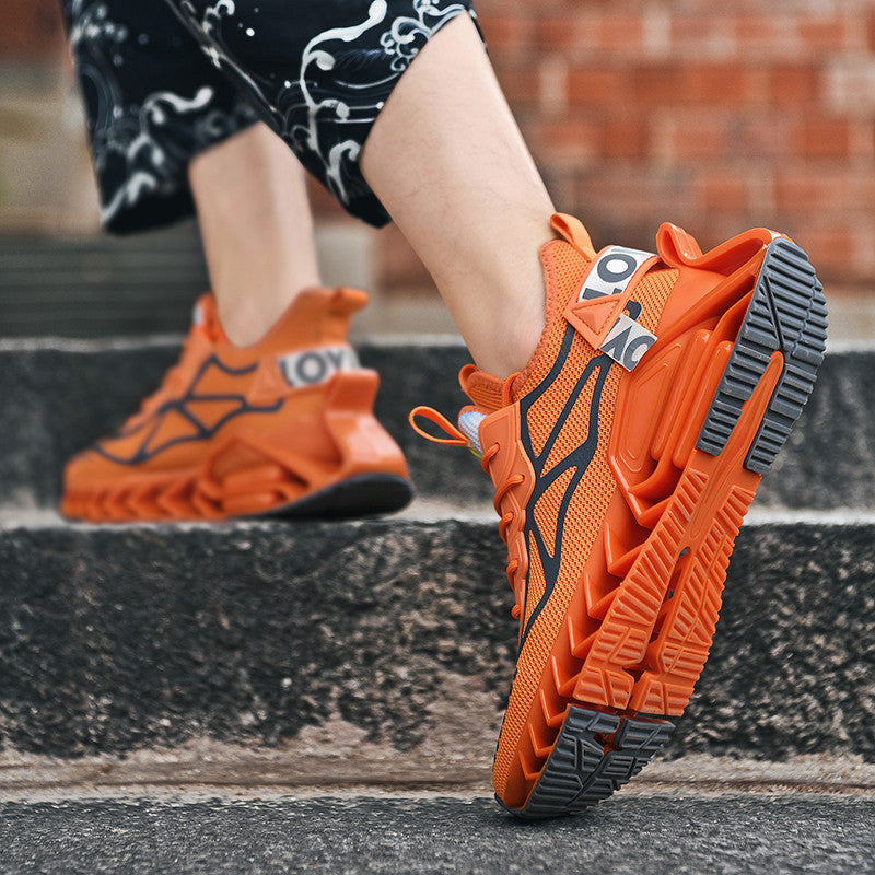 ♛𝔽𝕦𝕤𝕚𝕠𝕟 𝔽𝕠𝕔𝕦𝕤☢︎ᴄᴀꜱᴜᴀʟ ꜱɴᴇᴀᴋᴇʀ ♜ ✽𝟤𝟢𝟤𝟧✽春夏新款襪套透氣增高科技風運動鞋   男女款  情侶款  CX22