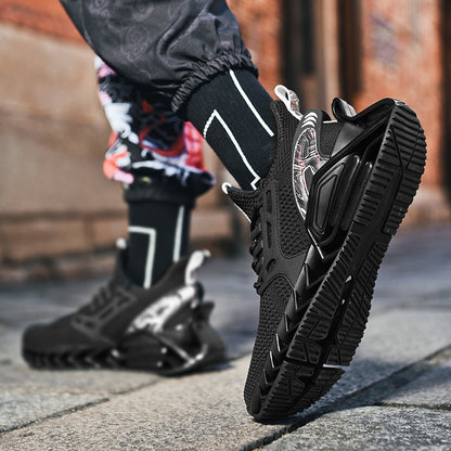 ♛𝔽𝕦𝕤𝕚𝕠𝕟 𝔽𝕠𝕔𝕦𝕤☢︎ᴄᴀꜱᴜᴀʟ ꜱɴᴇᴀᴋᴇʀ ♜ ✽𝟤𝟢𝟤𝟧✽春夏新款襪套透氣增高科技風運動鞋   男女款  情侶款  CX48