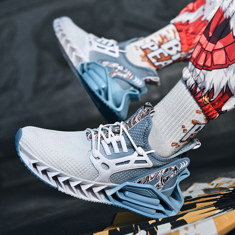 ♛𝔽𝕦𝕤𝕚𝕠𝕟 𝔽𝕠𝕔𝕦𝕤☢︎ᴄᴀꜱᴜᴀʟ ꜱɴᴇᴀᴋᴇʀ ♜ ✽𝟤𝟢𝟤𝟧✽春夏新款襪套透氣增高科技風運動鞋   男女款  情侶款  CX48