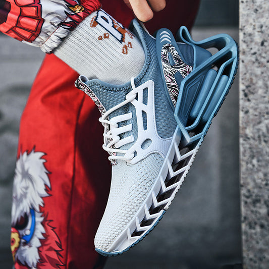 ♛𝔽𝕦𝕤𝕚𝕠𝕟 𝔽𝕠𝕔𝕦𝕤☢︎ᴄᴀꜱᴜᴀʟ ꜱɴᴇᴀᴋᴇʀ ♜ ✽𝟤𝟢𝟤𝟧✽春夏新款襪套透氣增高科技風運動鞋   男女款  情侶款  CX48