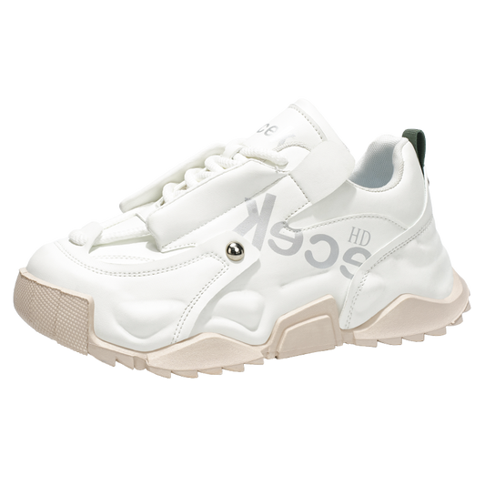 ♛𝔽𝕦𝕤𝕚𝕠𝕟 𝔽𝕠𝕔𝕦𝕤☢︎ᴄᴀꜱᴜᴀʟ ꜱɴᴇᴀᴋᴇʀ ♜ ✽𝟤𝟢𝟤𝟧✽秋冬新款運動氣囊包覆隱形增高運動鞋  男女款  情侶款 XS-05