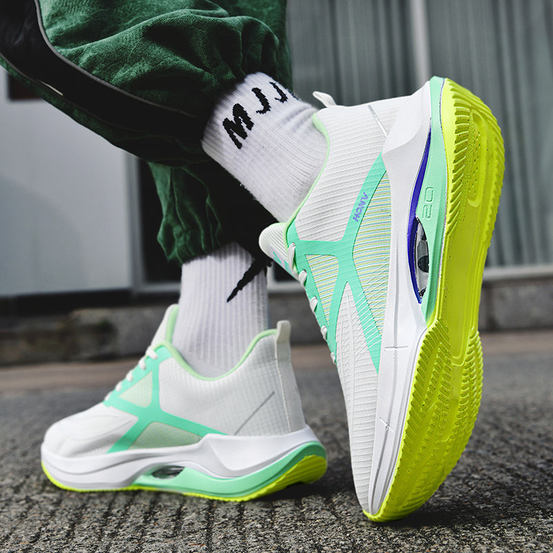 ♛𝔽𝕦𝕤𝕚𝕠𝕟 𝔽𝕠𝕔𝕦𝕤☢︎ᴄᴀꜱᴜᴀʟ ꜱɴᴇᴀᴋᴇʀ ♜✽𝟤𝟢𝟤𝟧✽春夏新款透氣包覆支撐籃球運動鞋   男女款 大🦶款 (39-45號)     x𝟦𝟢𝟣