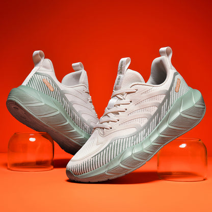 ♛𝔽𝕦𝕤𝕚𝕠𝕟 𝔽𝕠𝕔𝕦𝕤☢︎ᴄᴀꜱᴜᴀʟ ꜱɴᴇᴀᴋᴇʀ ♜ ✽𝟤𝟢𝟤𝟧✽春夏新款波浪紋鋸齒鞋底大支撐運動鞋   男女款 大🦶款 (39-47號)   ᴊᴀ𝟫𝟣