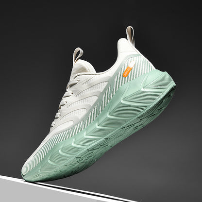 ♛𝔽𝕦𝕤𝕚𝕠𝕟 𝔽𝕠𝕔𝕦𝕤☢︎ᴄᴀꜱᴜᴀʟ ꜱɴᴇᴀᴋᴇʀ ♜ ✽𝟤𝟢𝟤𝟧✽春夏新款波浪紋鋸齒鞋底大支撐運動鞋   男女款 大🦶款 (39-47號)   ᴊᴀ𝟫𝟣