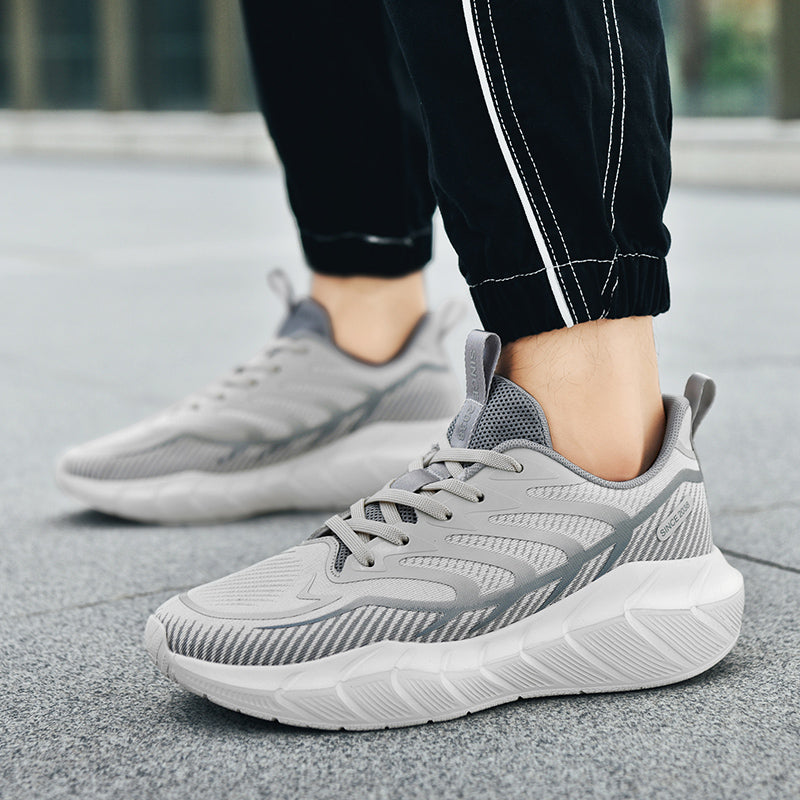 ♛𝔽𝕦𝕤𝕚𝕠𝕟 𝔽𝕠𝕔𝕦𝕤☢︎ᴄᴀꜱᴜᴀʟ ꜱɴᴇᴀᴋᴇʀ ♜✽𝟤𝟢𝟤𝟧✽春夏新款波浪紋鋸齒鞋底大支撐運動鞋   男女款 大🦶款 (39-47號)  ᴊᴀ𝟫𝟣