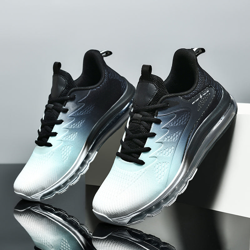 ♛𝔽𝕦𝕤𝕚𝕠𝕟 𝔽𝕠𝕔𝕦𝕤☢︎ᴄᴀꜱᴜᴀʟ ꜱɴᴇᴀᴋᴇʀ ♜ ✽𝟤𝟢𝟤𝟧✽ 春夏新款彈力氣墊超強抓地增高運動慢跑鞋 男女款 大🦶款 (39-48號)x𝟨𝟨𝟤