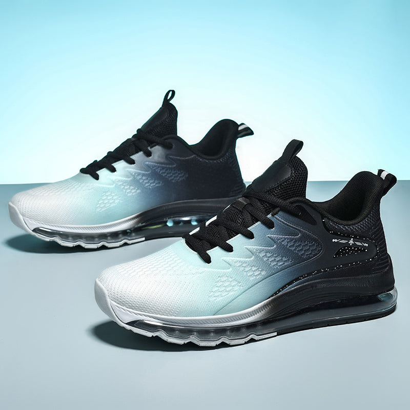 ♛𝔽𝕦𝕤𝕚𝕠𝕟 𝔽𝕠𝕔𝕦𝕤☢︎ᴄᴀꜱᴜᴀʟ ꜱɴᴇᴀᴋᴇʀ ♜ ✽𝟤𝟢𝟤𝟧✽ 春夏新款彈力氣墊超強抓地增高運動慢跑鞋 男女款 大🦶款 (39-48號)x𝟨𝟨𝟤