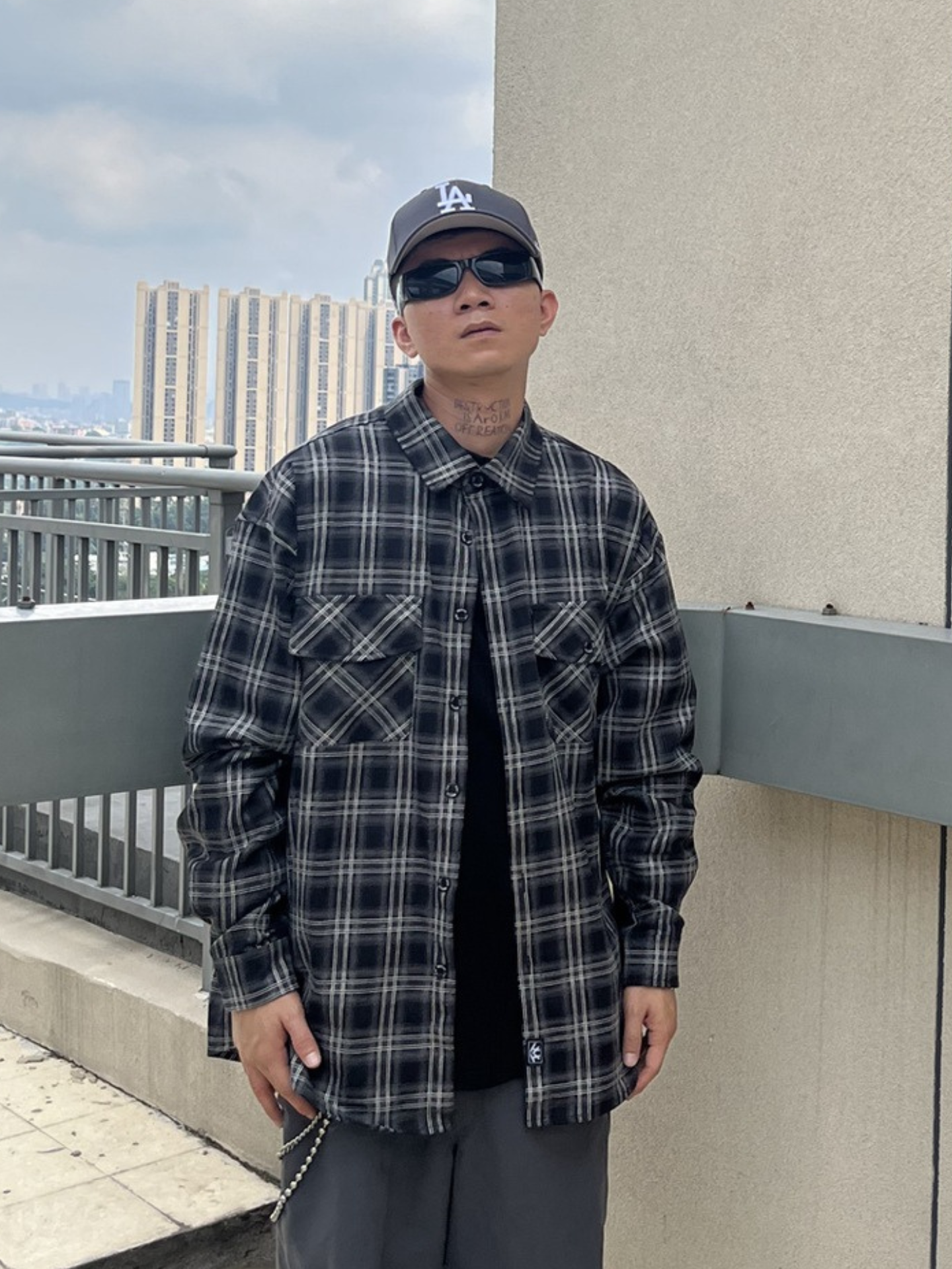 𝔽𝕦𝕤𝕚𝕠𝕟 𝔽𝕠𝕔𝕦𝕤 -ᴄʜɪᴄᴀɴᴏ♠︎悍匪♠︎ 重磅90年代復古長袖襯衫