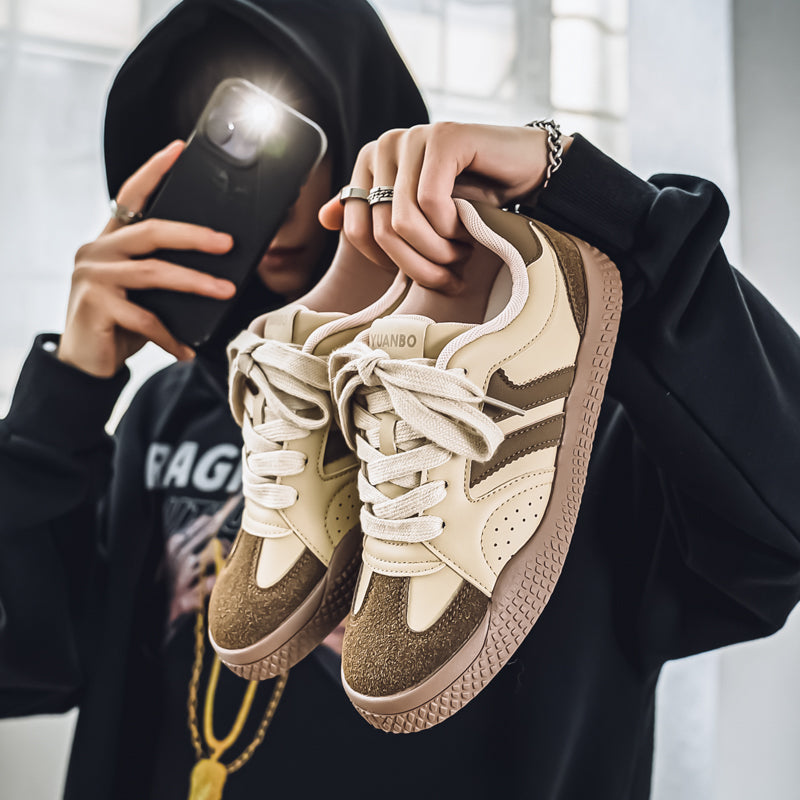 ♛𝔽𝕦𝕤𝕚𝕠𝕟 𝔽𝕠𝕔𝕦𝕤☢︎ꜱᴋᴀᴛᴇ ꜱʜᴏᴇꜱ ♜✽𝟤𝟢𝟤𝟧✽ 春夏新款休閒百搭橡膠底復古板鞋 男女款 xʙ𝟢𝟢𝟣