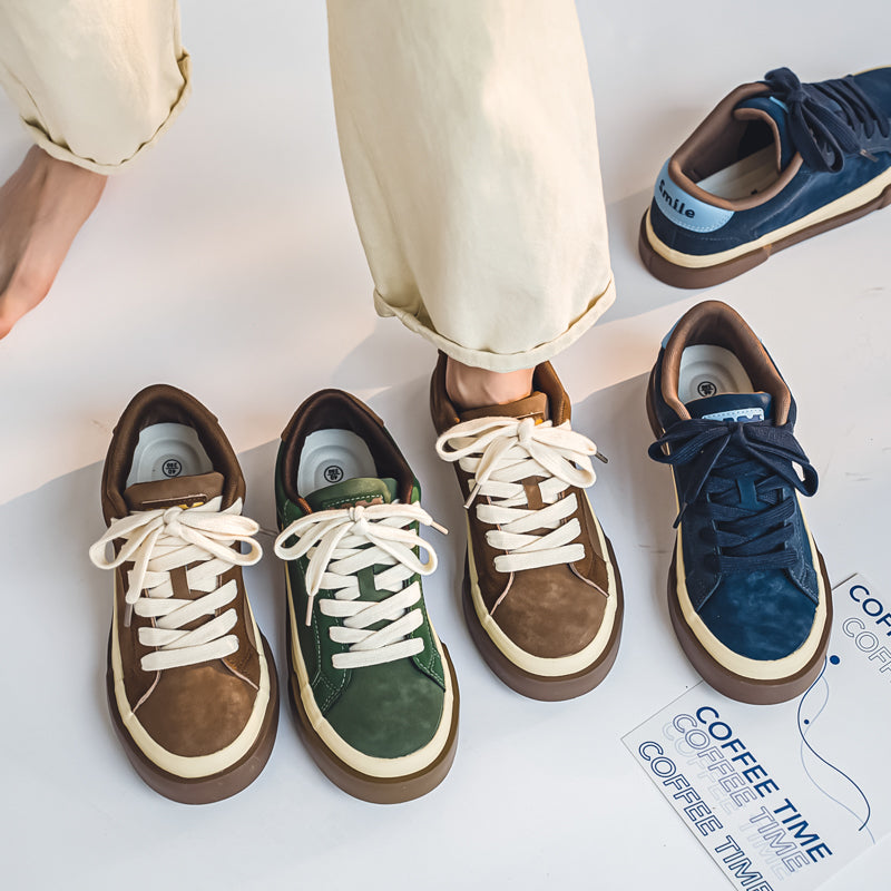 ♛𝔽𝕦𝕤𝕚𝕠𝕟 𝔽𝕠𝕔𝕦𝕤☢︎ꜱᴋᴀᴛᴇ ꜱʜᴏᴇꜱ ♜✽𝟤𝟢𝟤𝟧✽ 春夏新款時尚深色經典復古板鞋 男女款(39-46號) xɴ𝟪𝟧