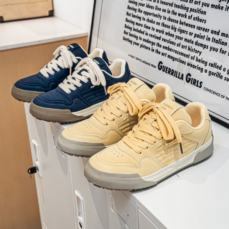 ♛𝔽𝕦𝕤𝕚𝕠𝕟 𝔽𝕠𝕔𝕦𝕤☢︎ᴄᴀꜱᴜᴀʟ ꜱɴᴇᴀᴋᴇʀ ♜✽𝟤𝟢𝟤𝟧✽ 春夏新款通勤都會戶外百搭低筒復古配色運動鞋 男女款 x𝟢𝟣𝟢
