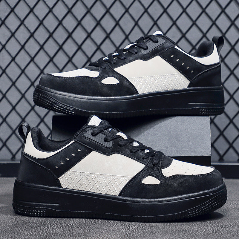 ♛𝔽𝕦𝕤𝕚𝕠𝕟 𝔽𝕠𝕔𝕦𝕤☢︎ꜱᴋᴀᴛᴇ ꜱʜᴏᴇꜱ ♜✽𝟤𝟢𝟤𝟧✽春夏新款復古經典板鞋雙拼色增高板鞋   男女款 大🦶款 (39-47號)  x𝟫𝟢𝟨