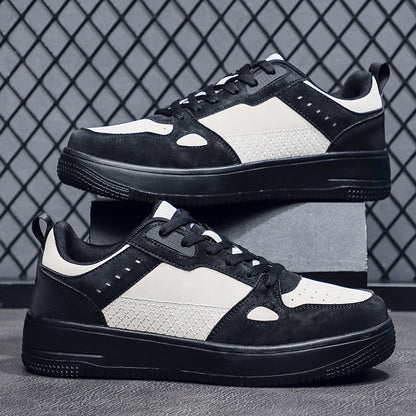 ♛𝔽𝕦𝕤𝕚𝕠𝕟 𝔽𝕠𝕔𝕦𝕤☢︎ꜱᴋᴀᴛᴇ ꜱʜᴏᴇꜱ ♜✽𝟤𝟢𝟤𝟧✽春夏新款復古經典板鞋雙拼色增高板鞋   男女款 大🦶款 (39-47號)  x𝟫𝟢𝟨