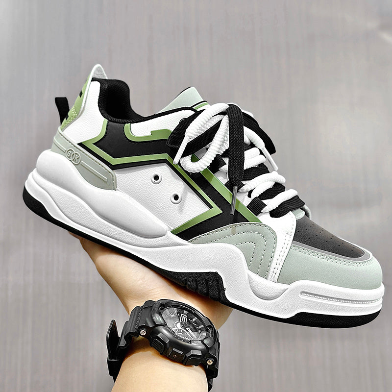 ♛𝔽𝕦𝕤𝕚𝕠𝕟 𝔽𝕠𝕔𝕦𝕤☢︎ꜱᴋᴀᴛᴇ ꜱʜᴏᴇꜱ ♜✽𝟤𝟢𝟤𝟧✽春夏新款復古配色包覆感超強運動板鞋   男女款 大🦶款 (39-45號)  L32