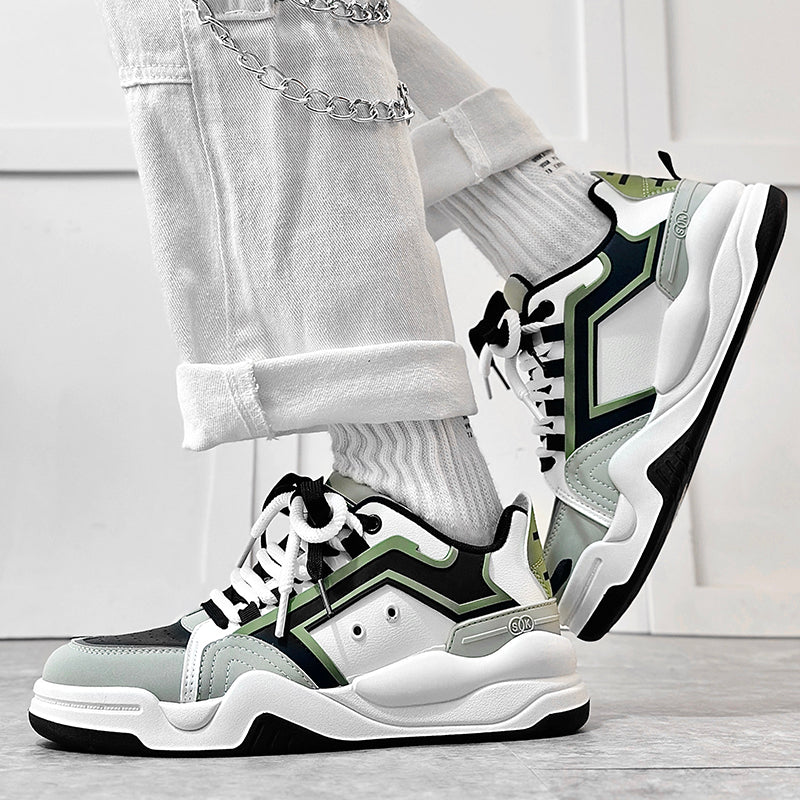 ♛𝔽𝕦𝕤𝕚𝕠𝕟 𝔽𝕠𝕔𝕦𝕤☢︎ꜱᴋᴀᴛᴇ ꜱʜᴏᴇꜱ ♜✽𝟤𝟢𝟤𝟧✽春夏新款復古配色包覆感超強運動板鞋   男女款 大🦶款 (39-45號)  L32