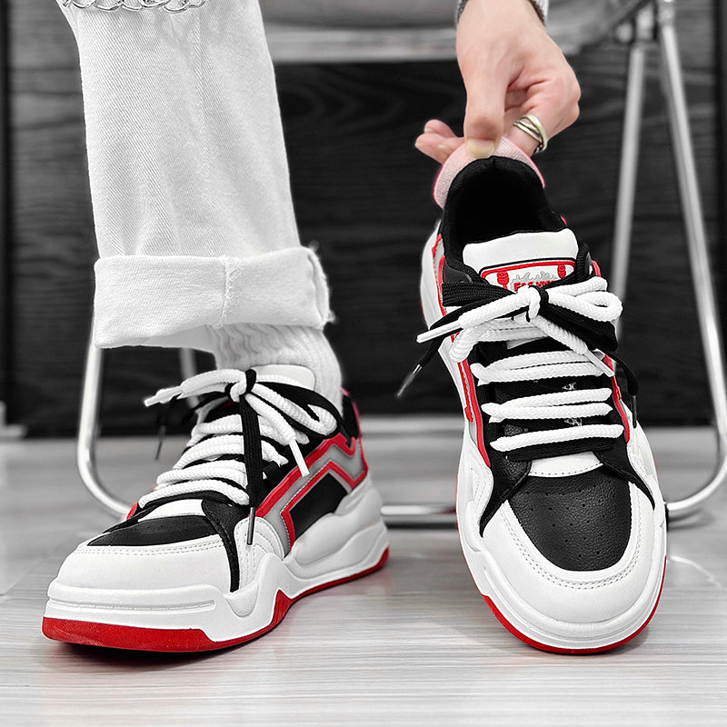 ♛𝔽𝕦𝕤𝕚𝕠𝕟 𝔽𝕠𝕔𝕦𝕤☢︎ꜱᴋᴀᴛᴇ ꜱʜᴏᴇꜱ ♜✽𝟤𝟢𝟤𝟧✽春夏新款復古配色包覆感超強運動板鞋   男女款 大🦶款 (39-45號)  L32