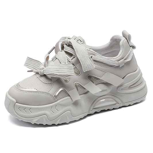 ♛𝔽𝕦𝕤𝕚𝕠𝕟 𝔽𝕠𝕔𝕦𝕤☢︎ꜰʟᴇxɪɴɢ-ꜱʜᴏᴇꜱ ♜ ✽𝟤𝟢𝟤𝟧✽ 美式新款厚底增高𝟧ᴄᴍ百搭休閒鞋 女款   (35-40號） x𝟨𝟨𝟢𝟤