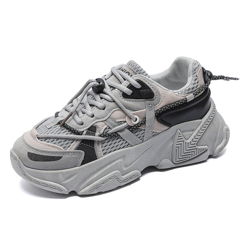 ♛𝔽𝕦𝕤𝕚𝕠𝕟 𝔽𝕠𝕔𝕦𝕤☢︎ꜰʟᴇxɪɴɢ-ꜱʜᴏᴇꜱ ♜✽𝟤𝟢𝟤𝟧✽ 春夏新款百搭厚底增高休閒鞋 女款  (35-40號） xʜ𝟢𝟣