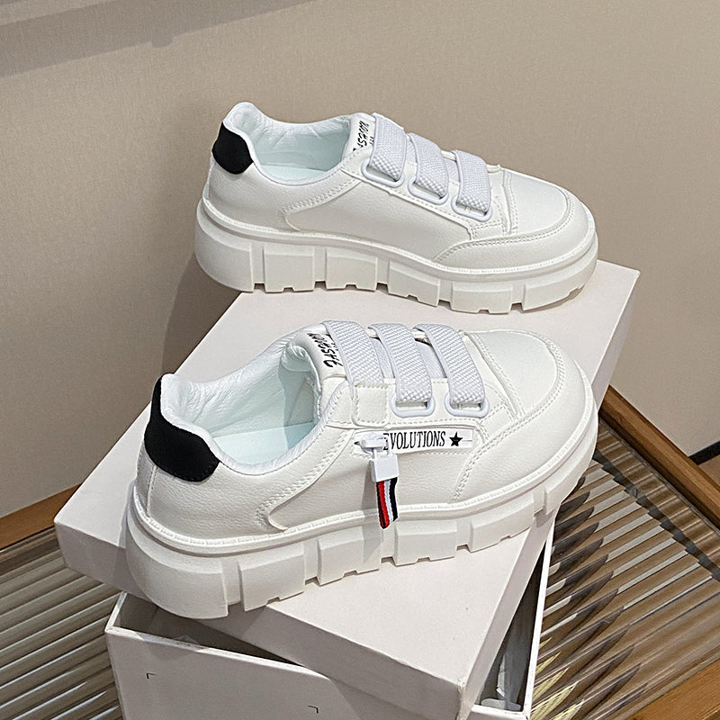 ♛𝔽𝕦𝕤𝕚𝕠𝕟 𝔽𝕠𝕔𝕦𝕤☢︎ꜰʟᴇxɪɴɢ-ꜱʜᴏᴇꜱ ♜✽𝟤𝟢𝟤𝟧✽ 春夏新款可愛風休閒百搭厚底增高𝟧ᴄᴍ鞋  女款  (35-40號） ᴍꜱ𝟣𝟨𝟧