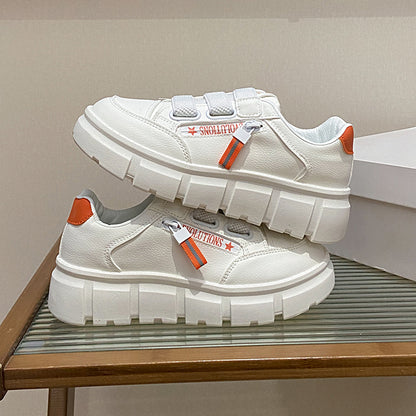 ♛𝔽𝕦𝕤𝕚𝕠𝕟 𝔽𝕠𝕔𝕦𝕤☢︎ꜰʟᴇxɪɴɢ-ꜱʜᴏᴇꜱ ♜✽𝟤𝟢𝟤𝟧✽ 春夏新款可愛風休閒百搭厚底增高𝟧ᴄᴍ鞋  女款  (35-40號） ᴍꜱ𝟣𝟨𝟧