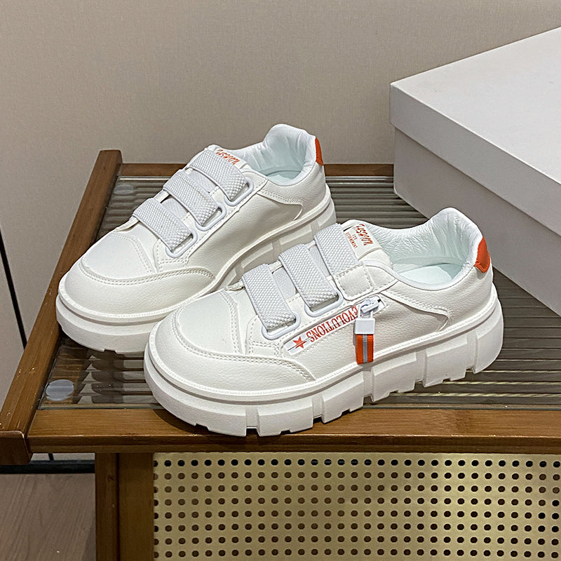 ♛𝔽𝕦𝕤𝕚𝕠𝕟 𝔽𝕠𝕔𝕦𝕤☢︎ꜰʟᴇxɪɴɢ-ꜱʜᴏᴇꜱ ♜✽𝟤𝟢𝟤𝟧✽ 春夏新款可愛風休閒百搭厚底增高𝟧ᴄᴍ鞋  女款  (35-40號） ᴍꜱ𝟣𝟨𝟧