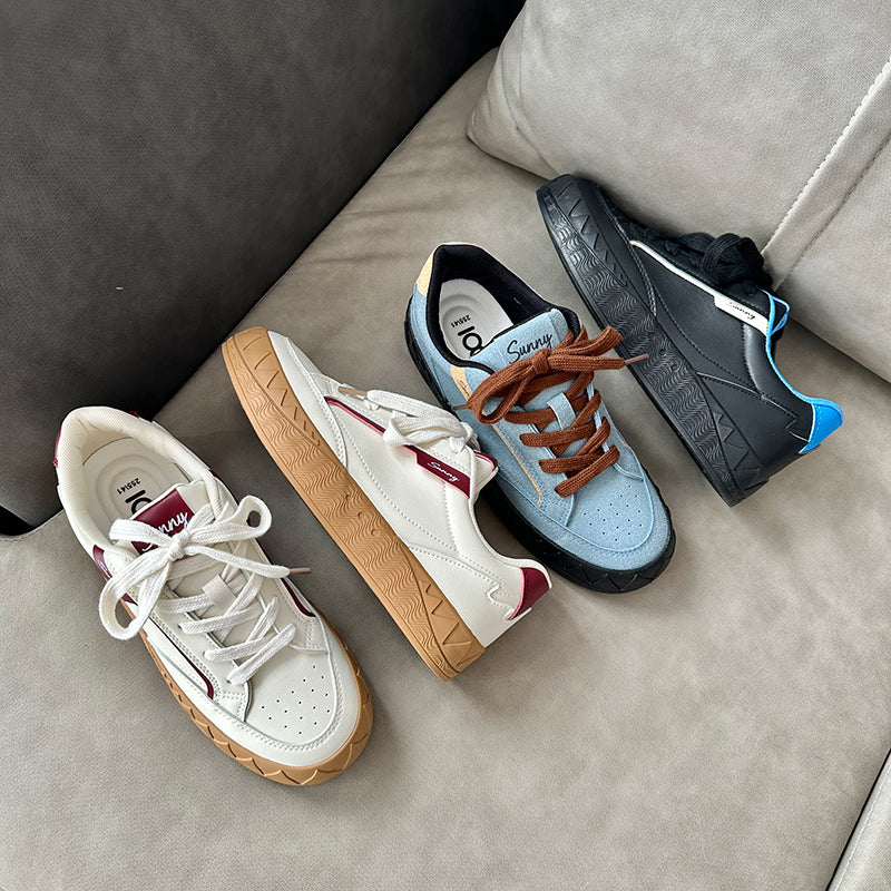 𝔽𝕦𝕤𝕚𝕠𝕟 𝔽𝕠𝕔𝕦𝕤 -ꜱᴋᴀᴛᴇ ꜱʜᴏᴇꜱ ✽𝟤𝟢𝟤𝟧✽ 春夏新款齒狀橡膠格菱底復古板鞋 男女款 x𝟣𝟪