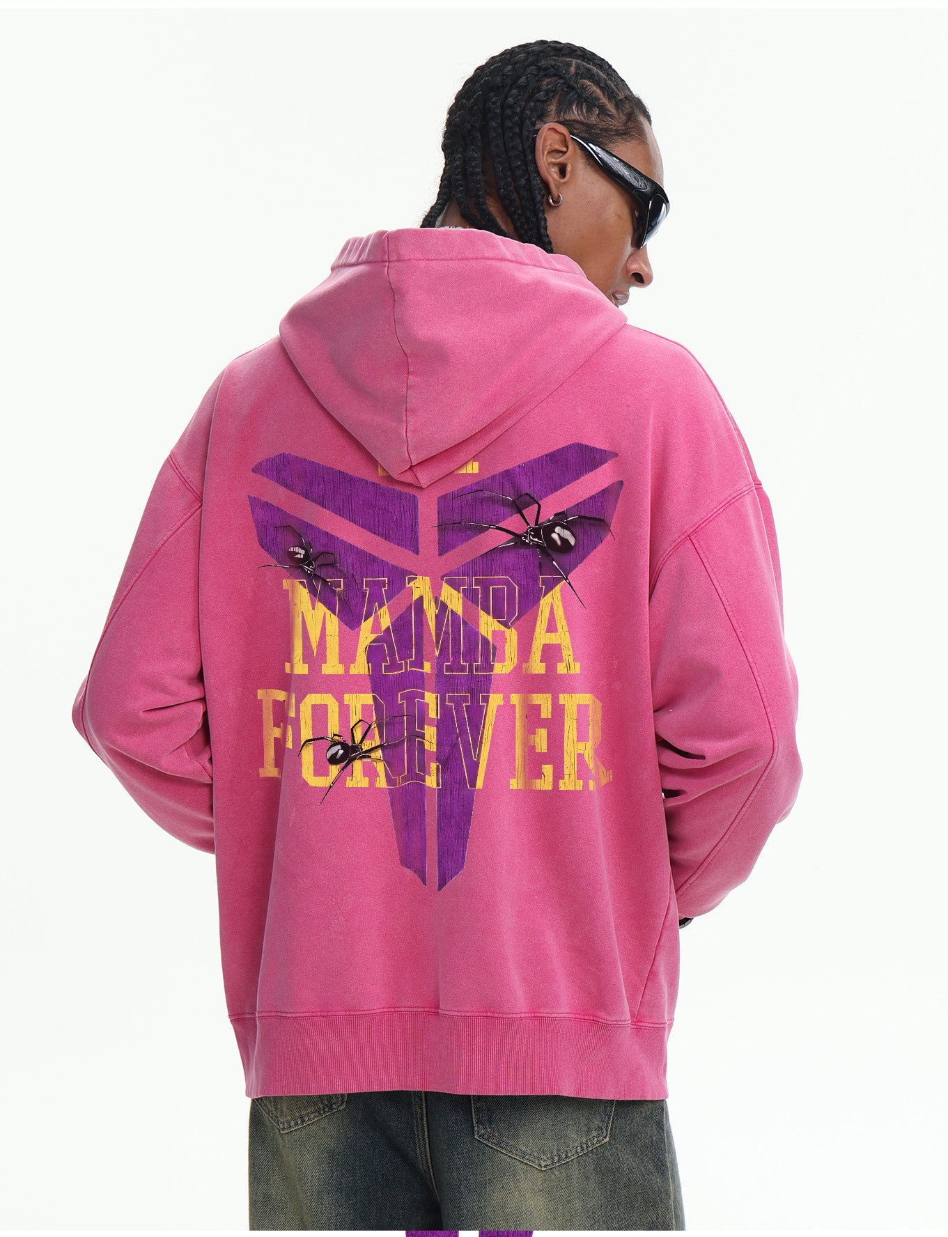 ♛𝔽𝕦𝕤𝕚𝕠𝕟 𝔽𝕠𝕔𝕦𝕤 ♛410G重磅水洗美式復古cleanfit連帽大學T  FZ-93