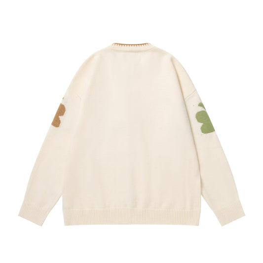 ⓀⓃⒾⓉ𒉽2025秋冬蝴蝶圖案百搭針織外套 Y-08