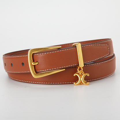 𝗕𝗘𝗟𝗧復古女款合金扣真皮簡約腰帶款 48