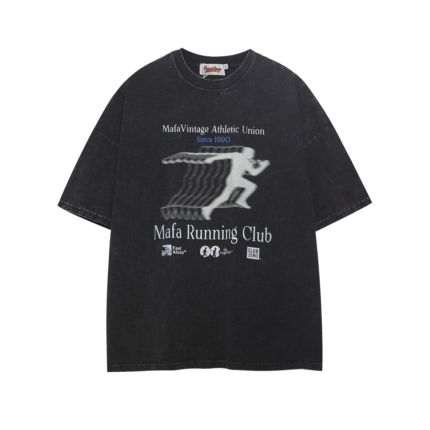 𝕃oose 𝔽it ☞𝟤𝟢𝟤𝟧 ☜美式復古人像印花圓領男女中性 T-Shirt寬版上衣 MT-8