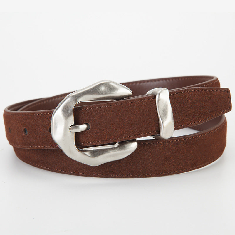 𝗕𝗘𝗟𝗧復古女款合金扣真皮簡約腰帶款 32