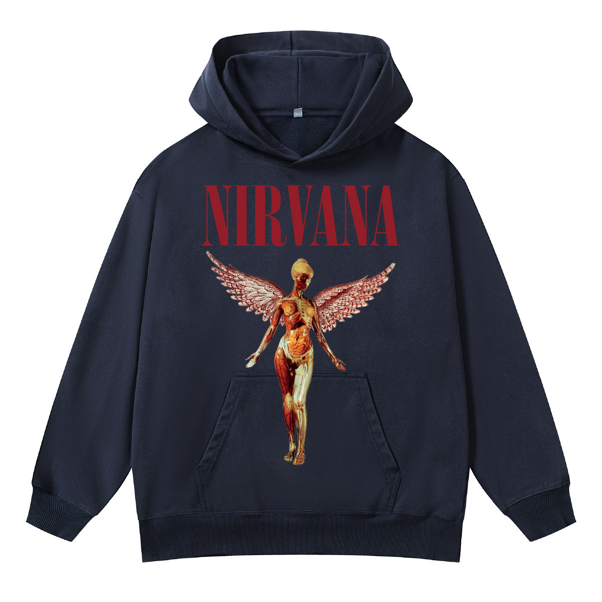 ♛𝔽𝕦𝕤𝕚𝕠𝕟 𝔽𝕠𝕔𝕦𝕤 ♛410G重磅水洗美式復古落肩連帽大學T  FZ-13