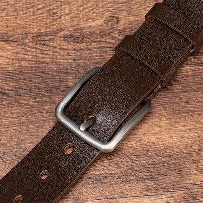 𝗕𝗘𝗟𝗧 復古男款合金扣真皮簡約真皮腰帶 	51