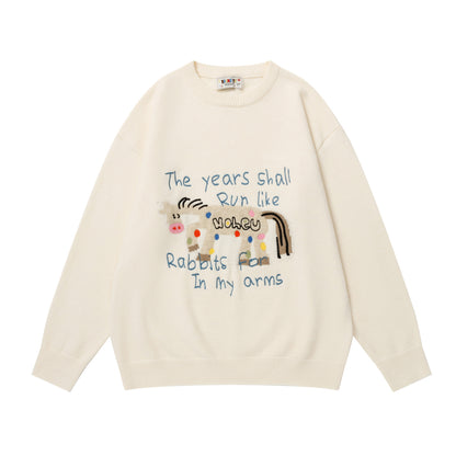 ⓀⓃⒾⓉ𒉽2025秋冬慵懶小馬百搭針織 Y-13