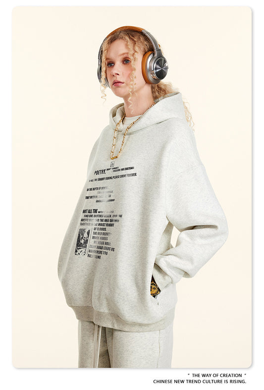 ♛𝔽𝕦𝕤𝕚𝕠𝕟 𝔽𝕠𝕔𝕦𝕤 ♛2025秋冬重磅復古水洗印花帽T B-45