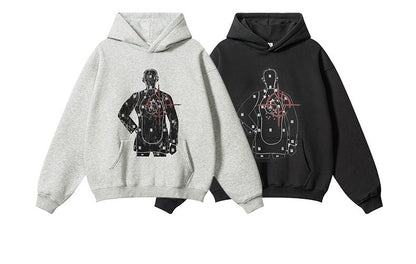 ♛𝔽𝕦𝕤𝕚𝕠𝕟 𝔽𝕠𝕔𝕦𝕤 ♛2025秋冬重磅復古水洗印花帽T B-35