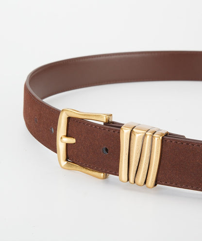 𝗕𝗘𝗟𝗧熱銷女款真皮合金扣牛皮磨砂腰帶細款	09