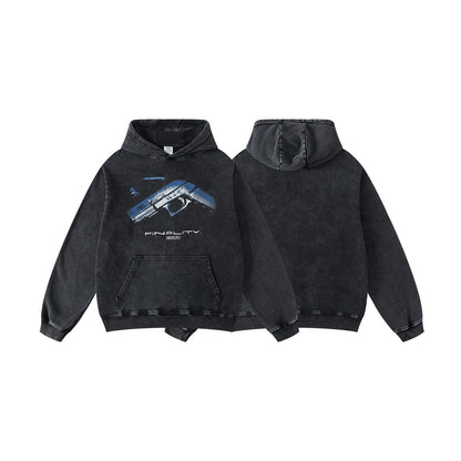 ♛𝔽𝕦𝕤𝕚𝕠𝕟 𝔽𝕠𝕔𝕦𝕤 ♛2025秋冬重磅硬挺水洗印花帽T G-24