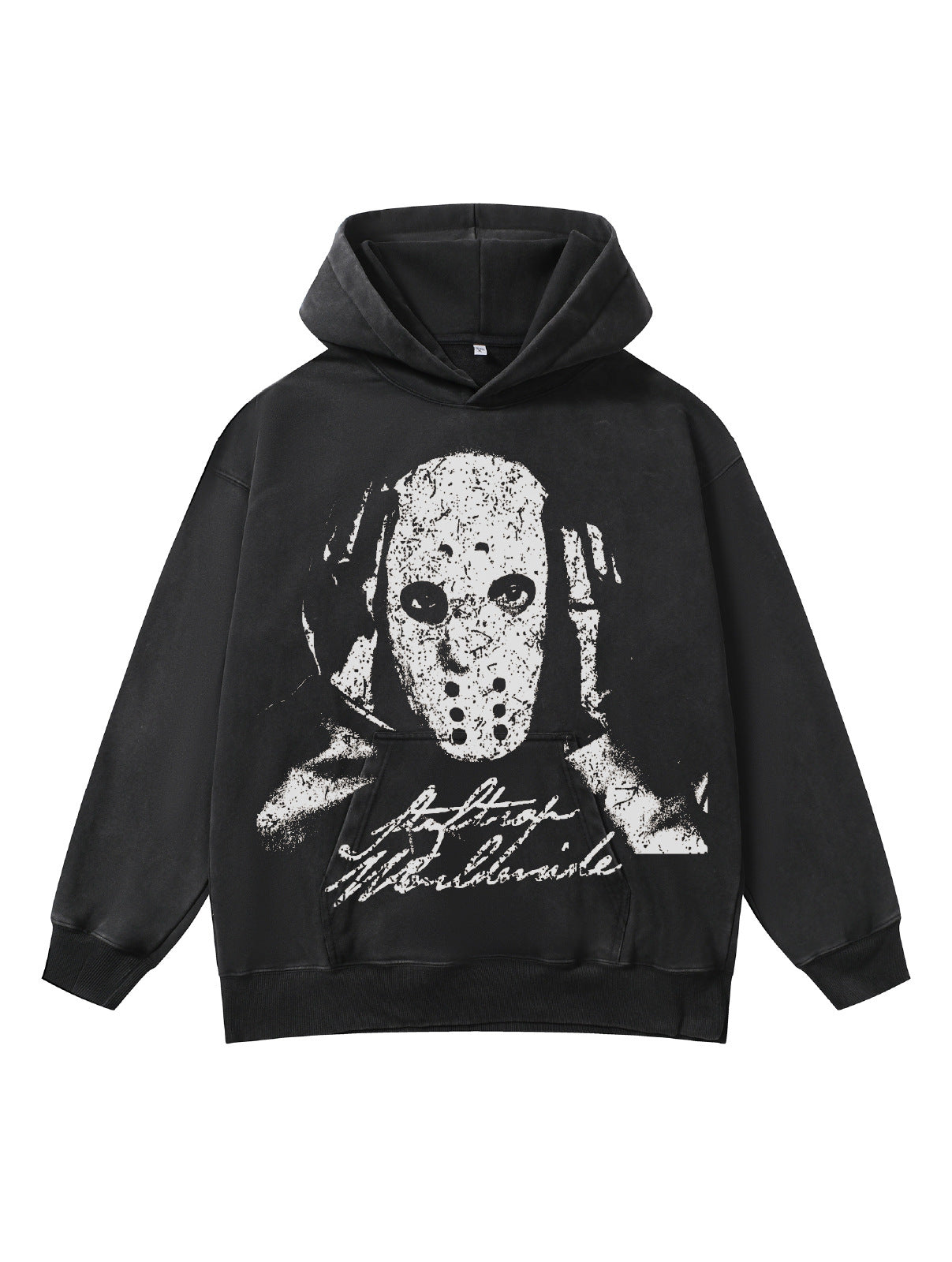 ♛𝔽𝕦𝕤𝕚𝕠𝕟 𝔽𝕠𝕔𝕦𝕤 ♛410G重磅水洗美式復古連帽大學T  FZ-	72