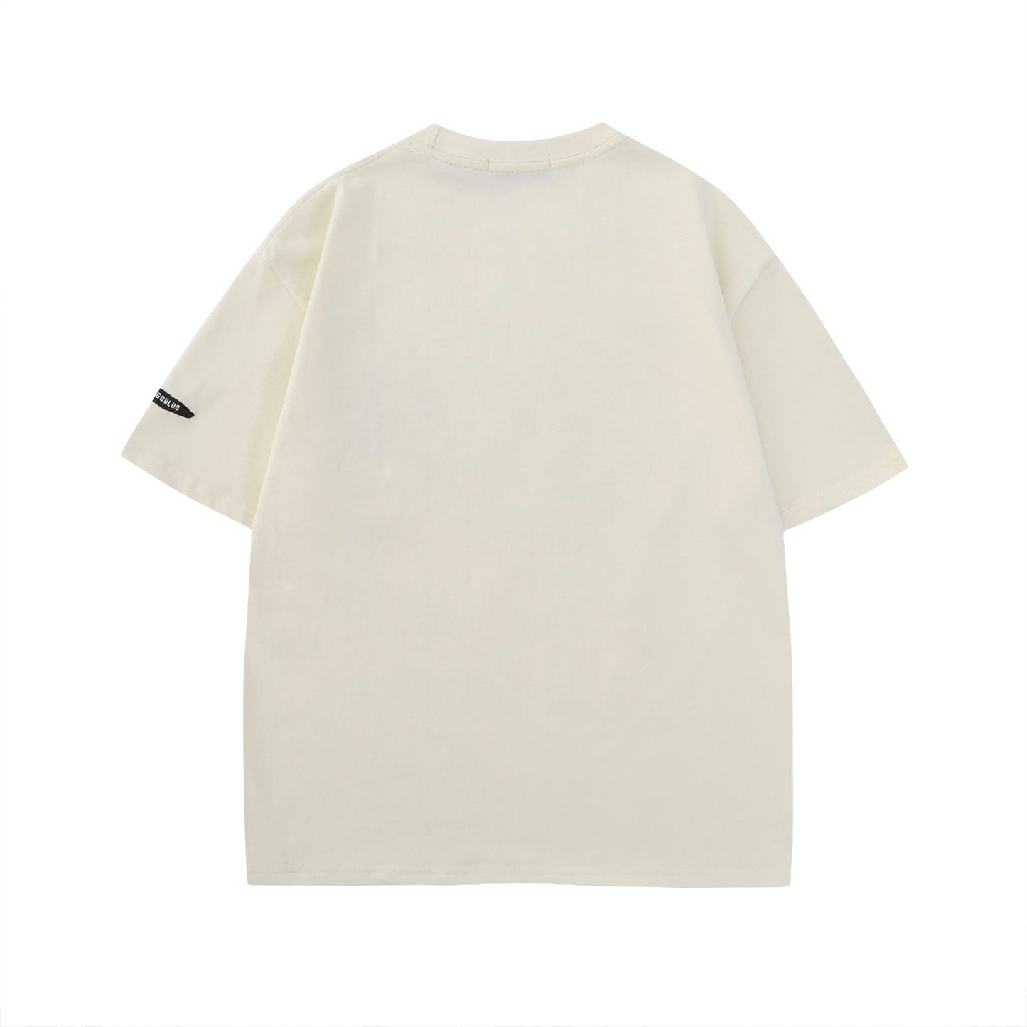 𝕃oose 𝔽it ☞𝟤𝟢𝟤𝟧 ☜美式復古字母印花圓領男女中性 T-Shirt寬版上衣B-112#