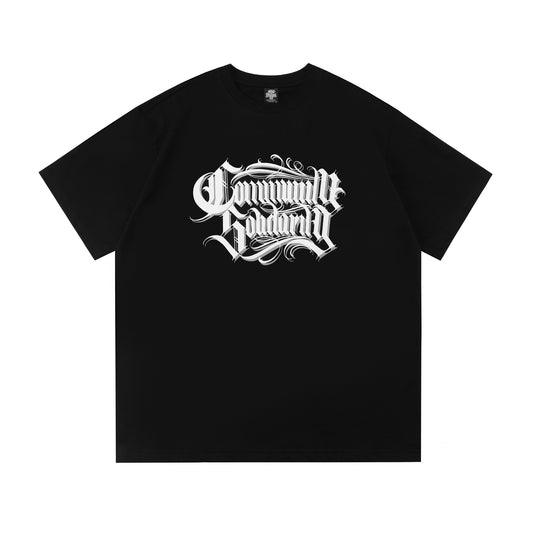 𝔽𝕦𝕤𝕚𝕠𝕟 𝔽𝕠𝕔𝕦𝕤 -ᴄʜɪᴄᴀɴᴏ♠︎悍匪♠︎Lorna Shore Rocker  Short Sleeve Cotton T Shirt 短袖