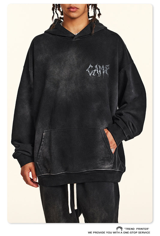 ♛𝔽𝕦𝕤𝕚𝕠𝕟 𝔽𝕠𝕔𝕦𝕤 ♛2025秋冬高磅復古水洗印花帽T 551