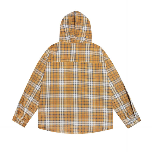 𝔼mbro 𝕊hirt𒉽2025秋冬字母刺繡連帽襯衫MC-7