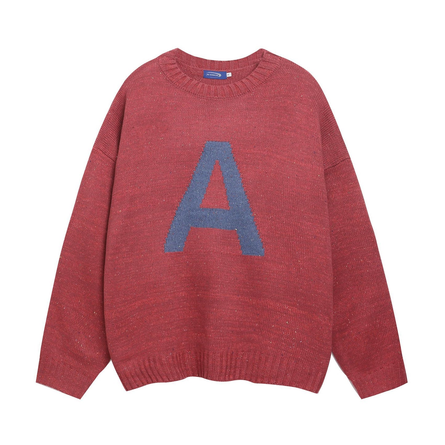 ⓀⓃⒾⓉ𒉽2025秋冬美式復古字母圓領慵懶針織 K-60