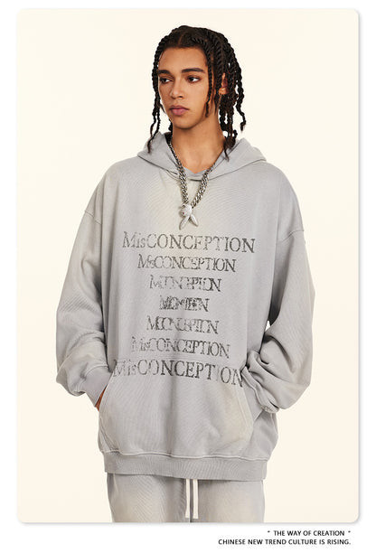 ♛𝔽𝕦𝕤𝕚𝕠𝕟 𝔽𝕠𝕔𝕦𝕤 ♛2025秋冬高磅復古水洗印花帽T 524