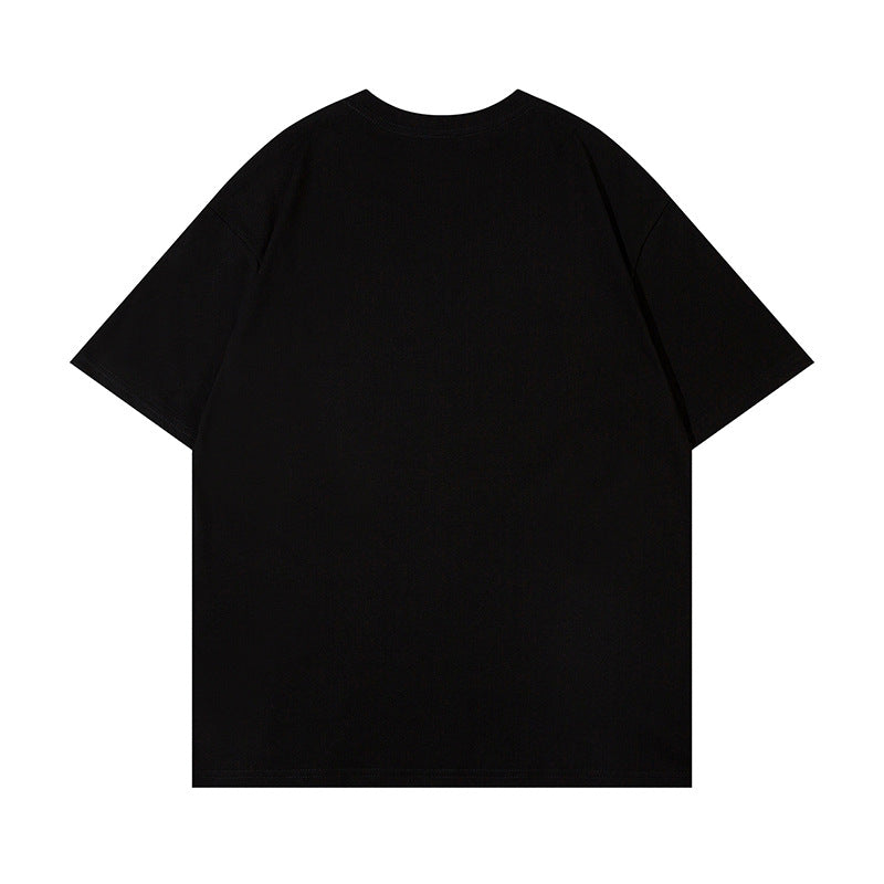 𝕃oose 𝔽it ☞𝟤𝟢𝟤𝟧 ☜美式復古設計感人像印花圖案男女中性 T-Shirt寬版上衣 LY56